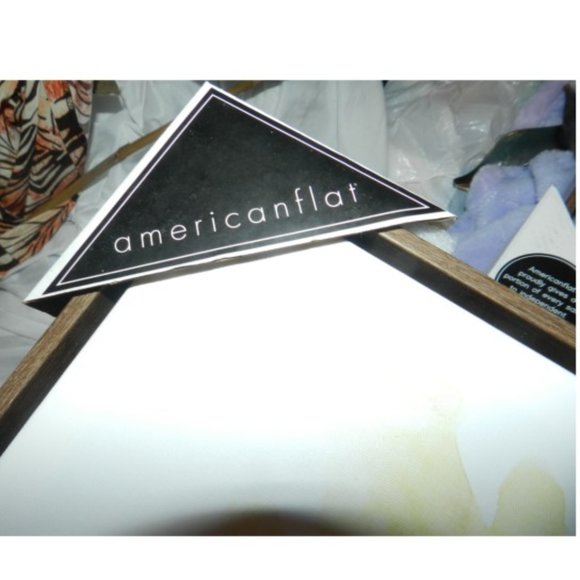 American Flat Sea Turtle Canvas Painting in Wood Frame Local Artist NEW/NWT! - Picture 6 of 10